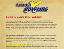 Tablet Screenshot of magic-x-bowling.de